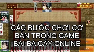 Khám Phá Game Bài Ba Cây Online trong Thế Giới Casino Trực Tuyến 4 Các Bước Chơi Cơ Bản Trong Game Bài Ba Cây Online
